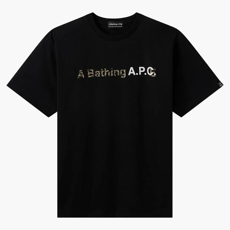Bape X A.P.C. A Bathing Ape Wide T-Shirt Black