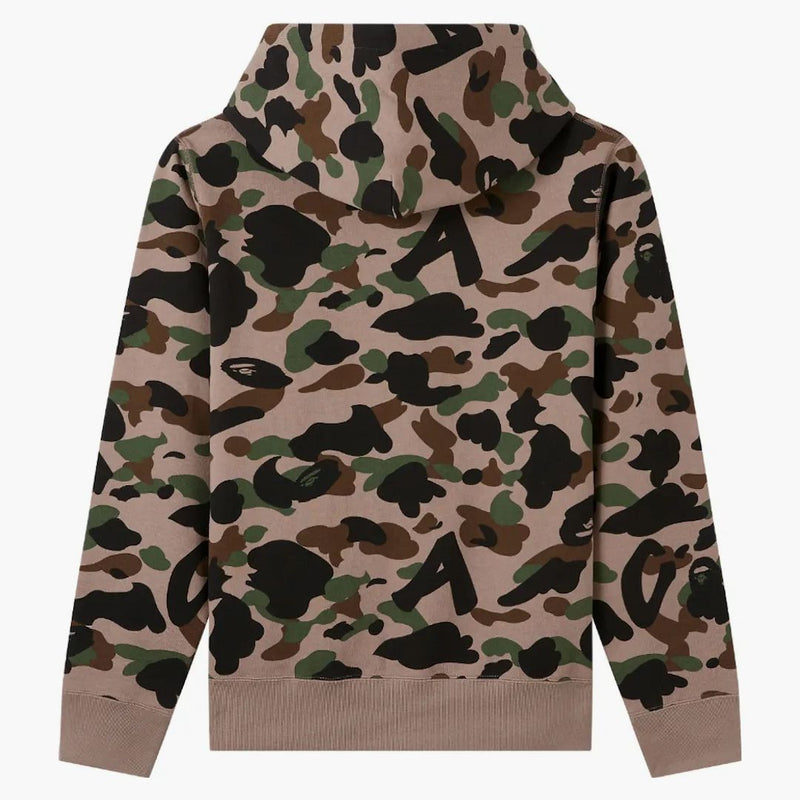 Bape X A.p.c. Camo Hoodie Beige