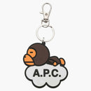 Bape X A.p.c Milo Key Ring Multicolor