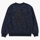 Bape X Alpha Industries Crewneck Sweater Navy