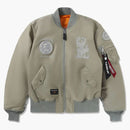 Bape X Alpha Industries MA-1 Jacket Olivedrab