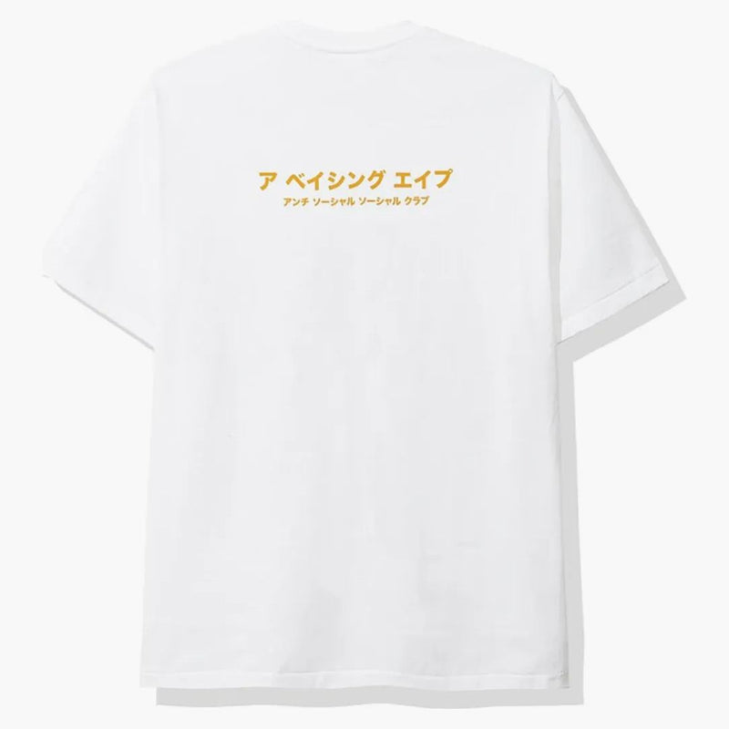 Bape X Anti Social Social Club ABC Camo Box Tee White/Blue