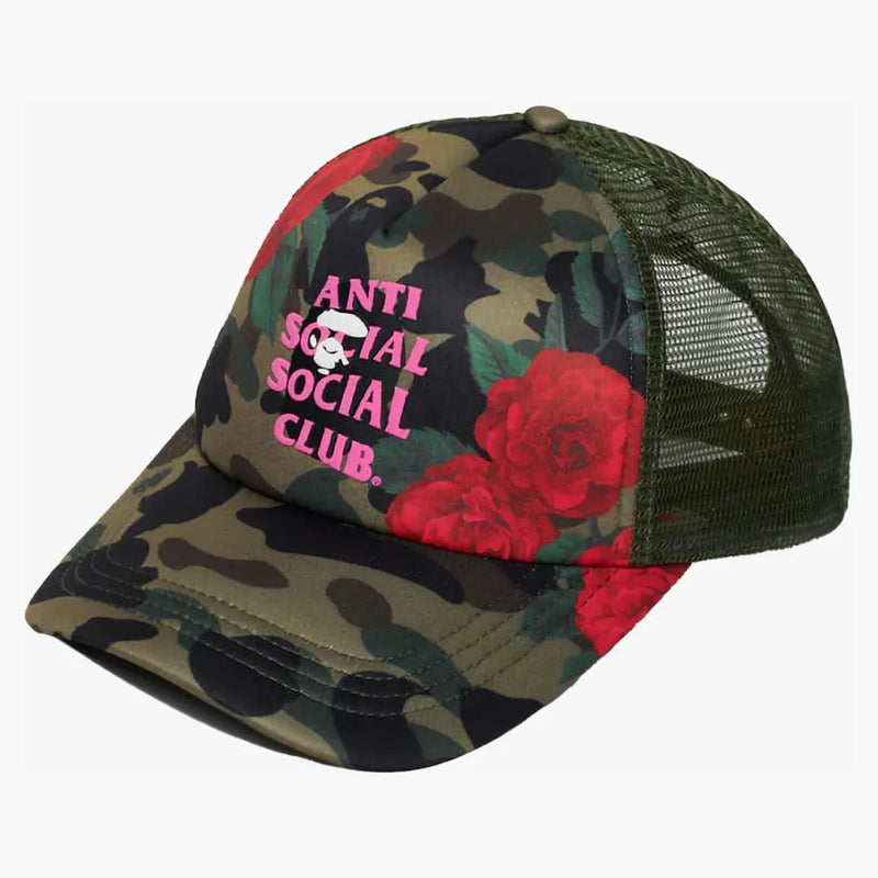 Bape X Anti Social Social Club Mesh Cap Green