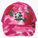 Bape X Anti Social Social Club Mesh Cap Pink