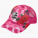 Bape X Anti Social Social Club Mesh Cap Pink