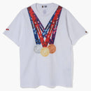 Bape X Arena Medal Tea White
