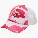 Bape X BayC Mesh Cap Pink