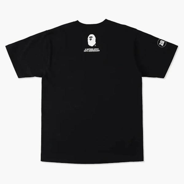 BAPE X BE@RBRICK 28 -årsjubileum te svart