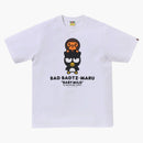 Bape X Bad Badtz-maru Baby Milo Tee White