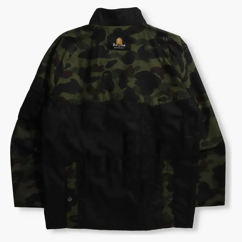 BAPE X Barbour 1. Camo International Rain Jacket Green