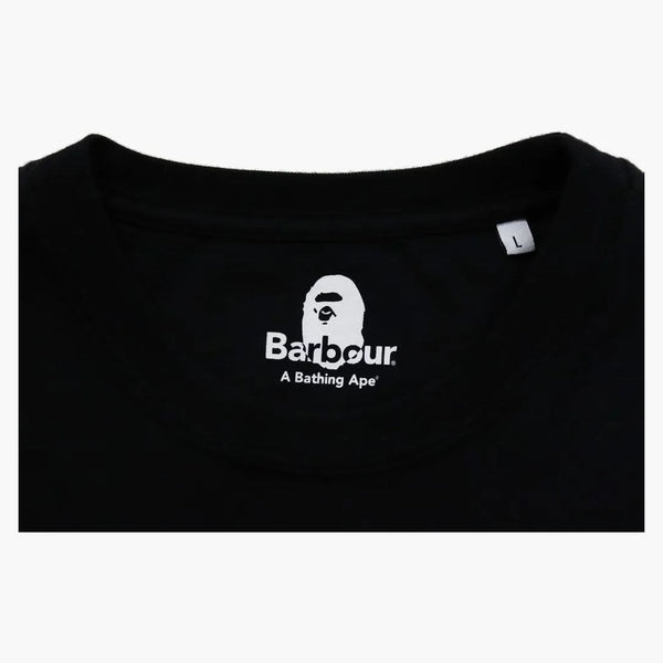 Bape x Barbour tè nero