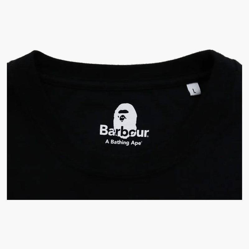 Bape x Barbour tè nero