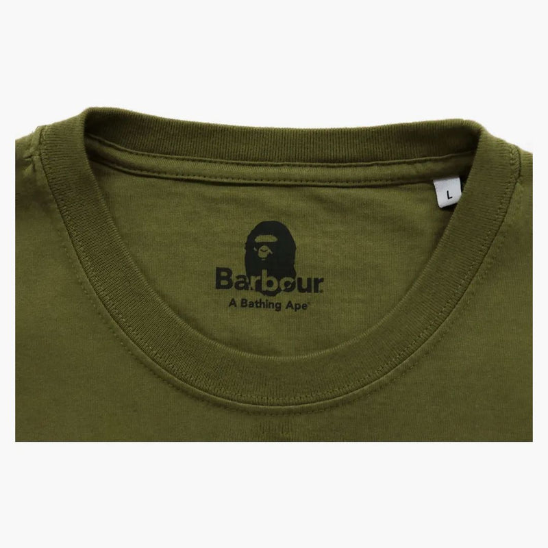 Bape x Barbour Tea Green