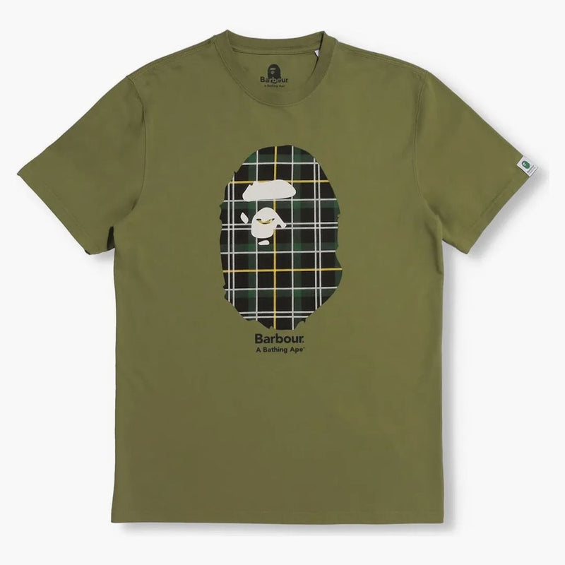 Bape x Barbour Tea Green