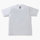 Bape X Bearbrick Camo Bear College Tee White