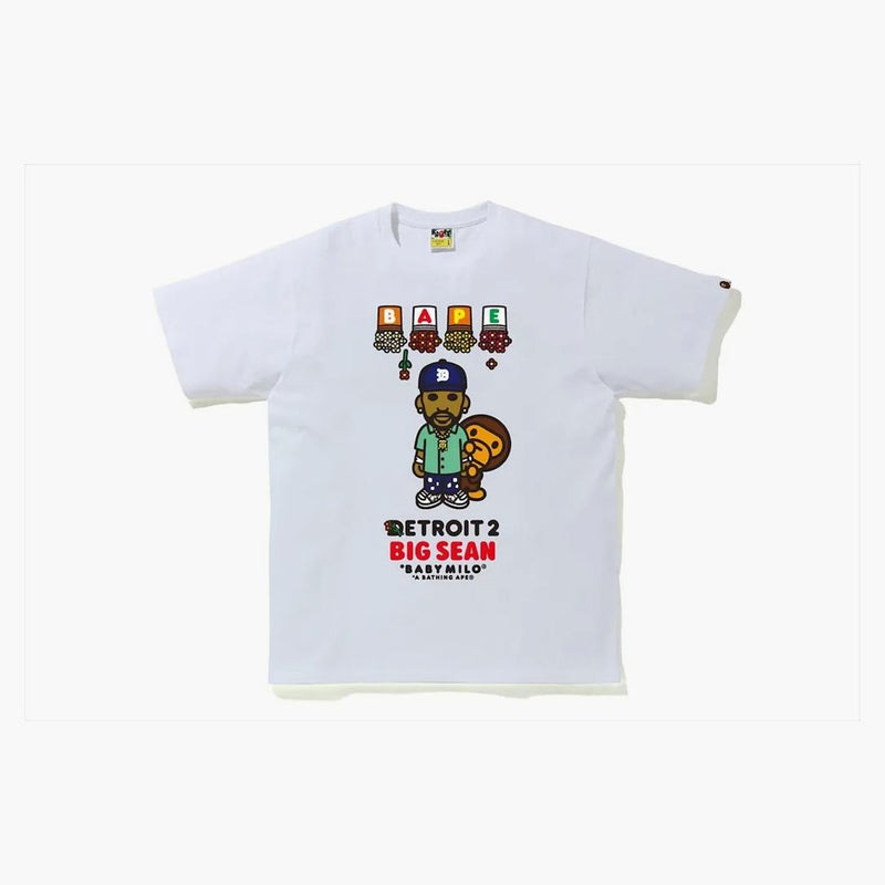 Bape X Big Sean Detroit 2 Baby Milo Tee White