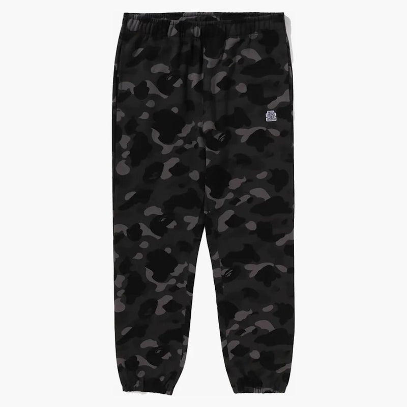 BAPE X Black Eye Patch Color Camo Sweat Pants Black