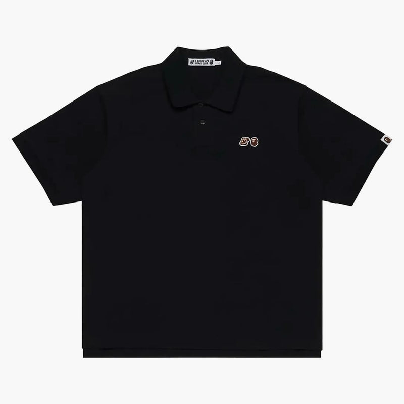 Bape X Bored Ape Yacht Club Polo Shirt Black