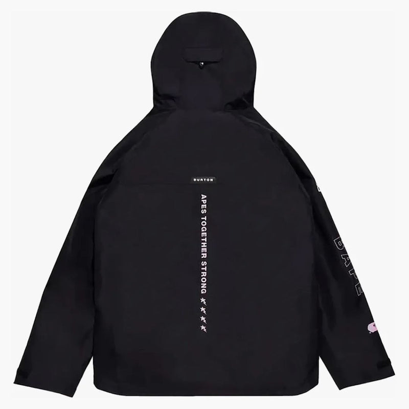Bape x Burton Gore-Tex Pillowline Kurtka Czarna