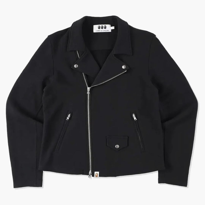 BAPE X CDG OSAKA Sweat Biker Bunda Black