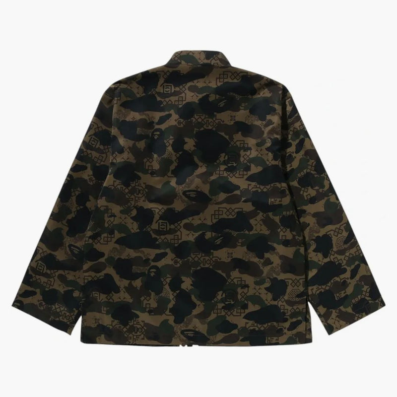 BAPE X CROT CAMO APE HEAD Čínská bunda olive