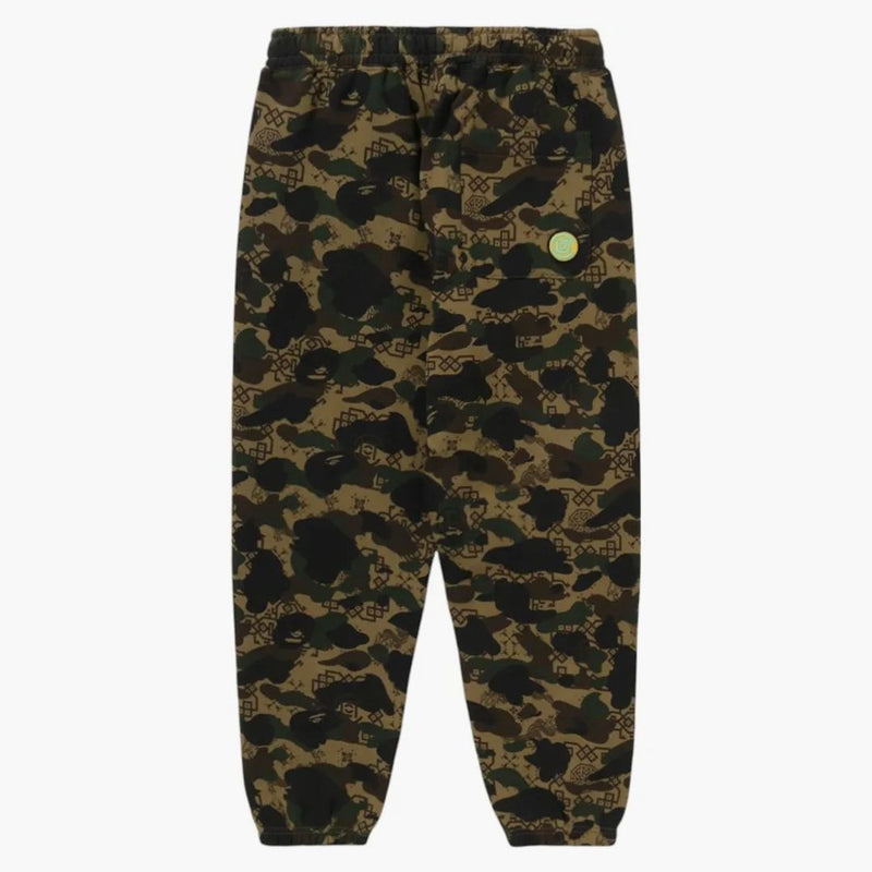 BAPE X CROT CAMO LOGO LOGO STODY OLIVE
