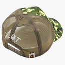 Bape X Clot Egra Camo Trucker Cap Green