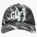 Bape X Clot Egra Camo Trucker Cap Grey
