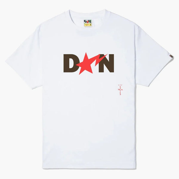 Bape X Cactus Jack X Don Toliver Ii Tee White