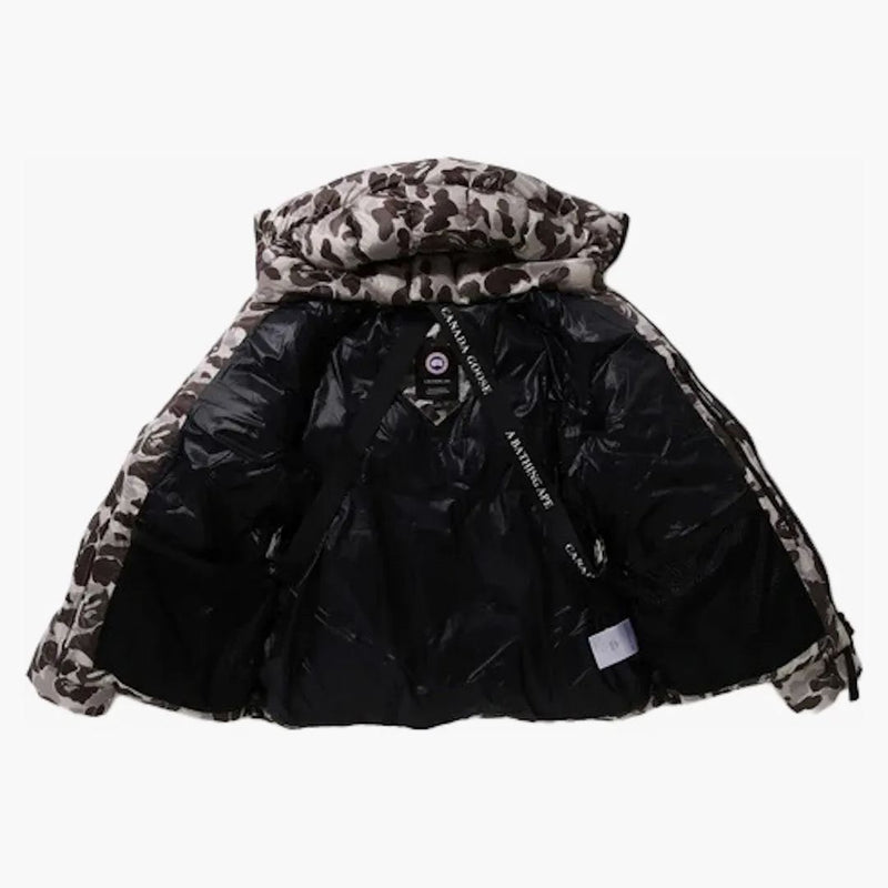 Bape x Canada Goose Crofton Bufferová budova šedá