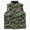 Bape X Canada Goose Freestyle Vest Green