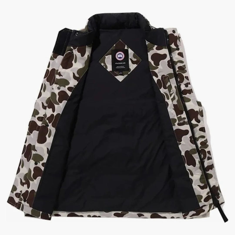 BAPE X Canada Goose Freestyle Vest Gray