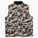 Bape X Canada Goose Freestyle Vest Gray
