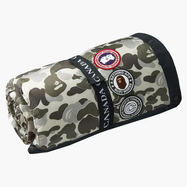 Bape X Canada Goose X Concepts ABC Camo Down Blanket Gray