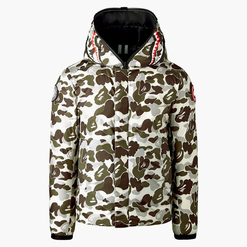 BAPE X Canada Goose X Concepts Crofton Shark Soodie Black/Snow Camo