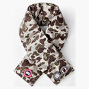 Bape X Canada Goose X Concepts Down Scarf Abc Snow Camo
