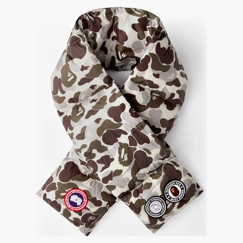 BAPE X Canada Goose X Concepts Down Buff ABC Snow Camo