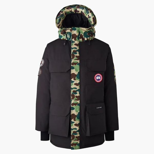Bape X Canada Goose X Concepts Expedition Jacket Black/ABC Camo