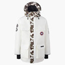 Bape X Canada Goose X Concepts Expedition Jacket White/Snow Camo