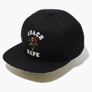 Bape X Coach Baseball Cap Black