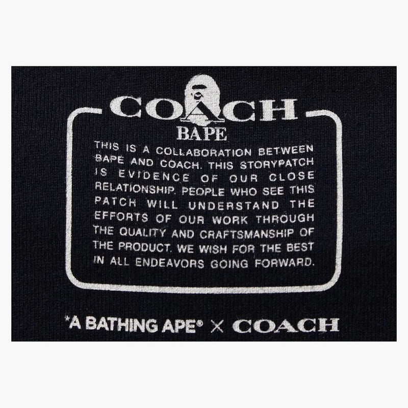 Bape X Coach College Tea Navy