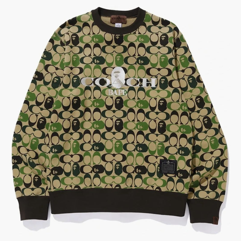 Bape X Coach Crewneck Beige