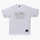 Bape X Coach Milo Tea White