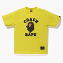 Bape X Coach Rexy Tea Yellow
