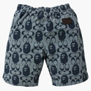 Bape X Coach Shorts Navy