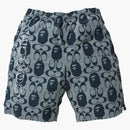 Bape X Coach Shorts Navy