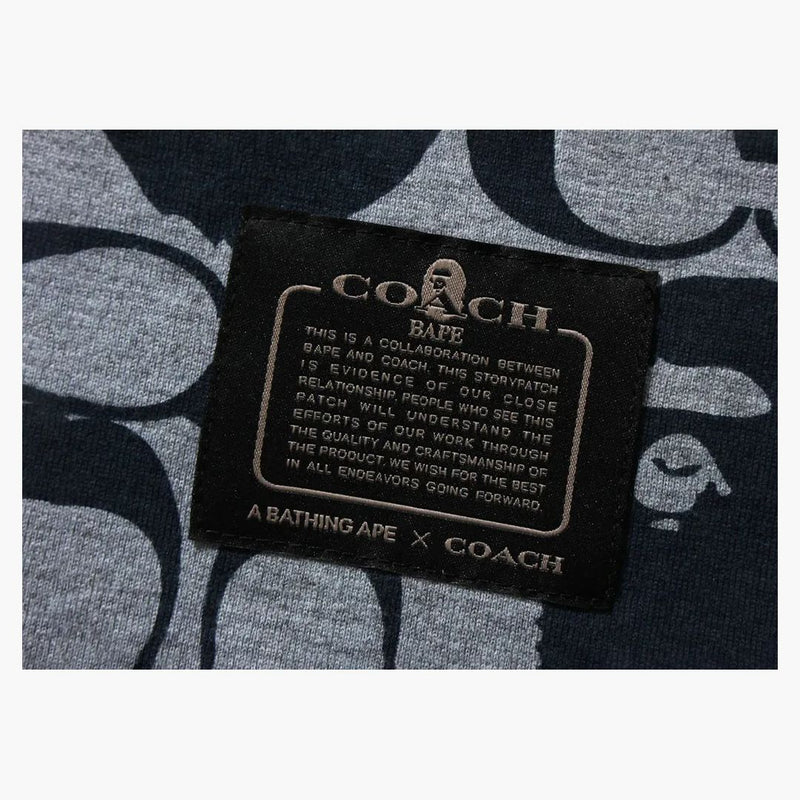 BAPE X Coach Tea Navy
