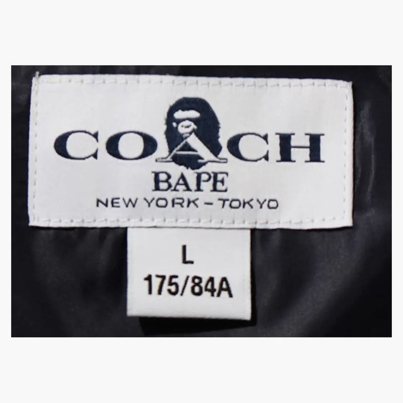 BAPE X Coach Windbreaker Navy