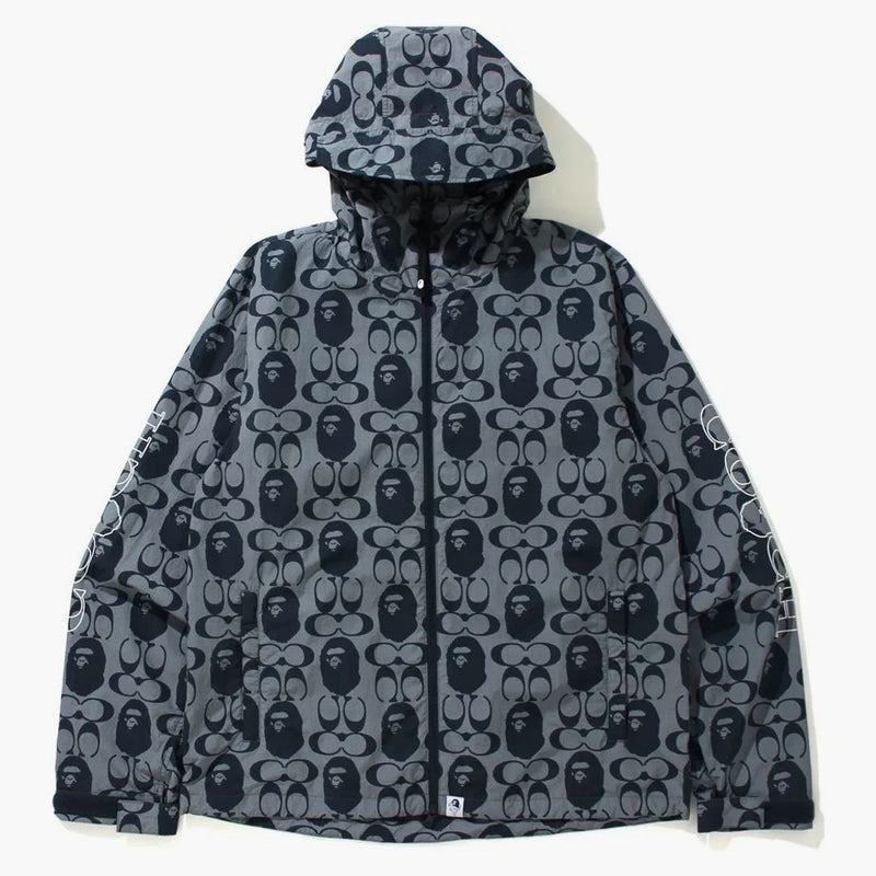BAPE X Coach Windbreaker Navy