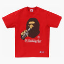 Bape X Coca-Cola Ape Head Tea Red